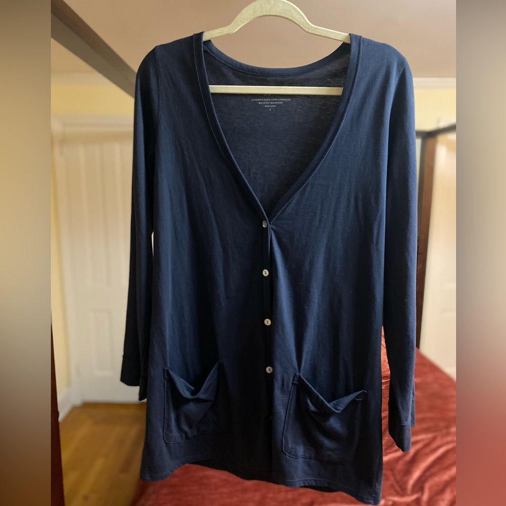 J. Jill Comfy Long Cardigan